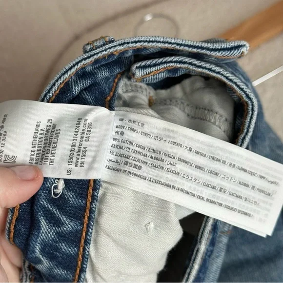 Abercrombie & Fitch The Mom High Rise Curve Love - Picture 10 of 10